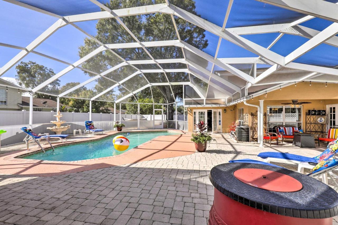 Cozy Home In Heart Of Tampa With Lanai And Pool! Luaran gambar
